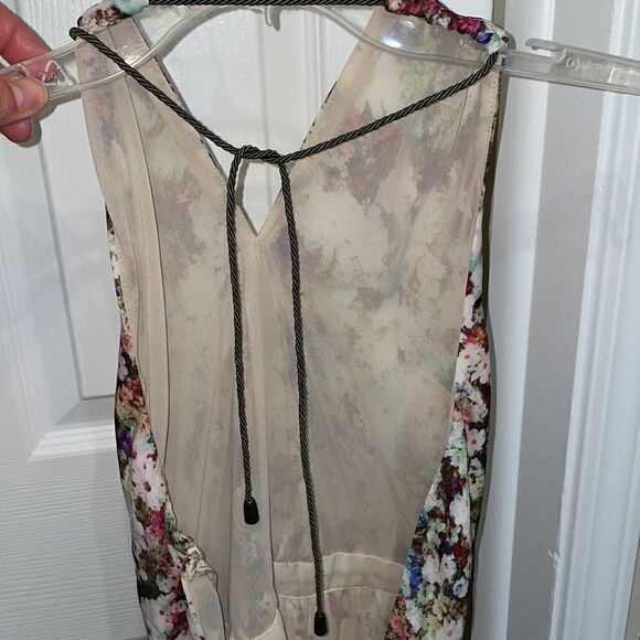 Guess Watercolor Floral Halter Maxi Dress - Picture 7 of 14